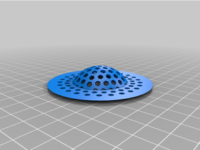 geodetica cucina Lavello scolare filtro personalizzato 3d print model - Mito3D