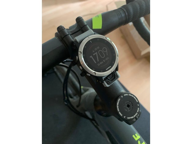 Garmin fenix 5 bicicletta montare 3D print model - Mito3D