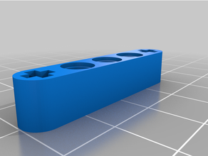 customizelochd straight beam lego technic customized 3d print model - Mito3D