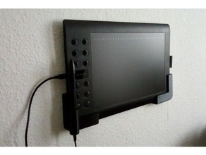 gaomon m106k tablet wall mount 3d print model - Mito3D