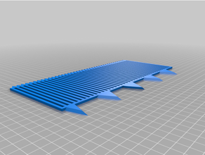 slug fence straight 3d print model - Mito3D