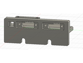 xt60 + jst 2 pin connettore dual porta montare mk3s allegato originale prusa i3 mk3 3d print model - Mito3D