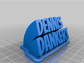 Dennis dankert angepasst 3d print model - Mito3D