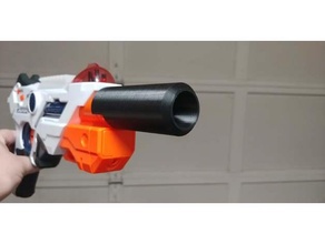 nerf laser ops cosmetic barrel extension 3d print model - Mito3D