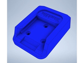 makita battery mount holder wall 3d print model - Mito3D