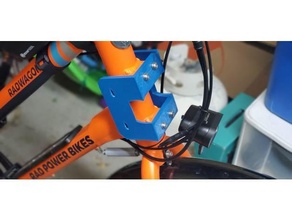 rad bicicletas montar agua botella adaptador bicicleta eléctrica 3d print model - Mito3D