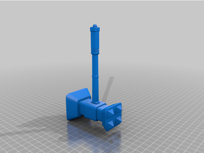fortnite doom hammer pen bic battle royal sledgehammer weapon 3d print model - Mito3D