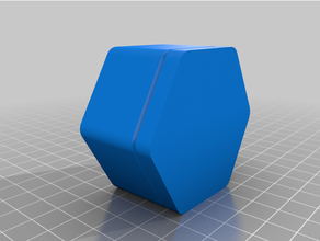 simpel print place Hexagon Pflanzer 3d print model - Mito3D