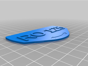 personalizzato systairo125ner etichettato frontalino 3d print model - Mito3D