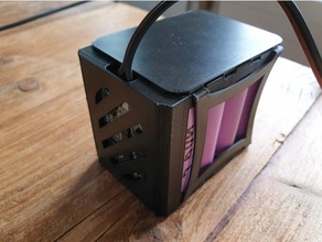 modular 18650 battery bms holder 3s 4p 3d print model - Mito3D