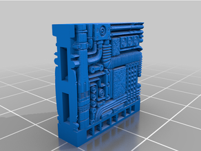 greeble openlock wall 3d print model - Mito3D