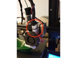 cable management cr10 cr10s ender 3 bmg direct drive bondtech holder creality cr-10 extruder 3d print model - Mito3D