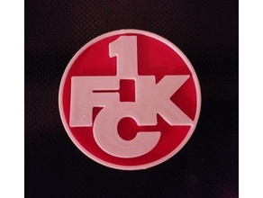 1fc Kaiserslautern logo 3d print model - Mito3D