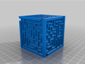 ctestpersonalizado laberinto cubo generador puro openscad personalizado 3d print model - Mito3D