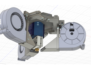 anycubic Raubtier Clever Effektor montieren Remix 5015 Ventilator Leitung Duett 3d print model - Mito3D