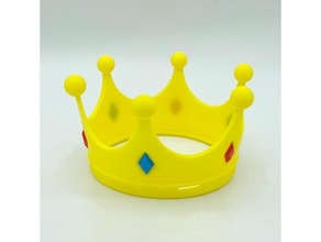 princess crown accessories accessory acessories assembly beginner child children crowns easy fun funny gem gems gemstone hat jewelry kid kids king play prince queen royalty shiny toy toys 3d print model - Mito3D