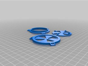customized rotating ajustable vent-test 3d print model - Mito3D