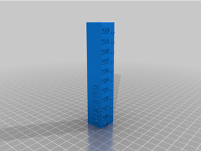 customized temperature calibration toender 3 pro 3d print model - Mito3D
