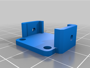 ender3 Son durak değiştirmek montaj dirsek 20x10x65 mm Creality cr 10 endsptop 3d print model - Mito3D