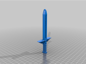 emperador espada bolígrafo bic martillo guerra 40k 3d print model - Mito3D