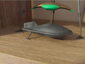 favorito marciano tío martin astronave 3d print model - Mito3D