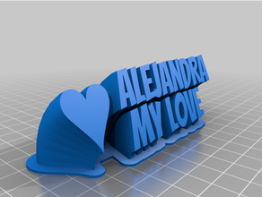 Alejandra angepasst 3d print model - Mito3D