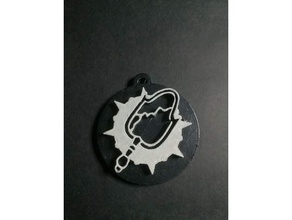 malkavian Antitribe Schlüssel Ring Schlüsselring Vampir Vampirethemasquerade 3d print model - Mito3D