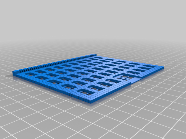 customized modular buildingtest 3D print model - Mito3D