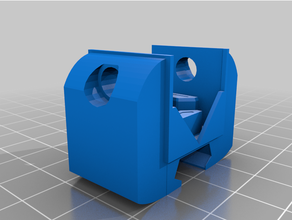 dovetail clip 2020 rail filament guide mount ender3 ender 3 pro 3d print model - Mito3D