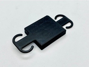 magnetic mask strap holder buckle 3d print model - Mito3D