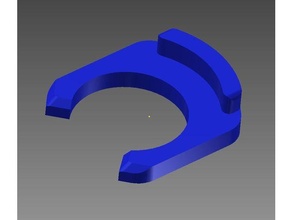 1 4 Zoll schnell verbinden Verriegelung Clips ro umkehren Osmose Wasser Filter Armaturen Blau Clip Verbinder 3d print model - Mito3D