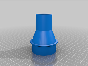 personalizado vacío manguera adaptador prueba 3d print model - Mito3D