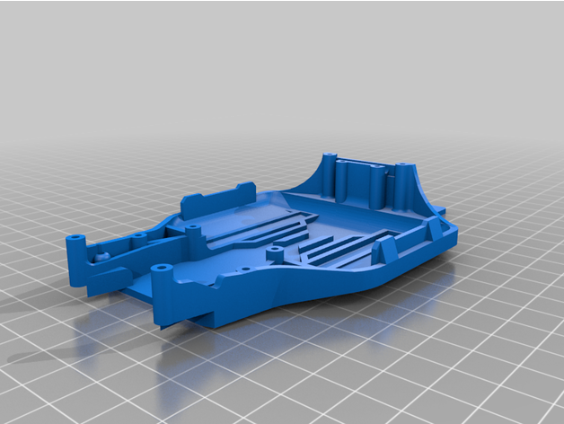 losi mini-t 10 chassis rccar 3D print model - Mito3D