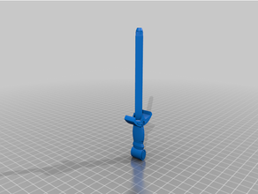 espada bolígrafo bic 3d print model - Mito3D