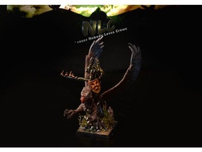 Raven selim monstruoso montagens 3d print model - Mito3D