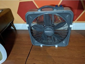 lasko box fan air filter holder 3d print model - Mito3D