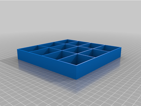 customized small parts tray 3d print model - Mito3D