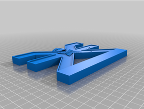 Khorne symbole 40k chaos 3d print model - Mito3D