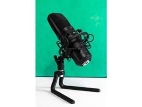 microphone ballhead stand small 3d print model - Mito3D