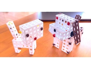 chocube arduino case button cat dog esp8266 iot oshw prototype raspberry pi robotics sbc toy 3d print model - Mito3D