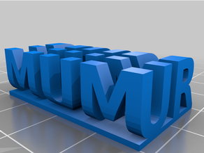 ur mum customized 3d print model - Mito3D