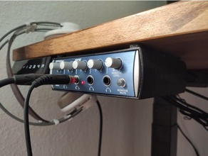 presonus hp4 montagem mesa kit escrivaninha monte fone ouvido amplificador caso bainha música estúdio suporte 3d print model - Mito3D