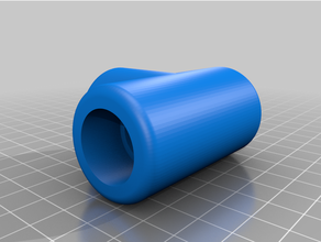 21mm 6mm wall thickness tee 3d print model - Mito3D