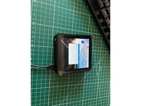 hyperpixel 40 square rpi 3b+ case raspberry pi 3 3d print model - Mito3D