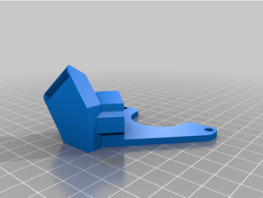 cooling fan duct centered notch davidewen's mk3s slice adapter 3d print model - Mito3D
