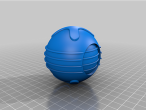 classic fallout pulse grenade cosplay weapon emp 3d print model - Mito3D