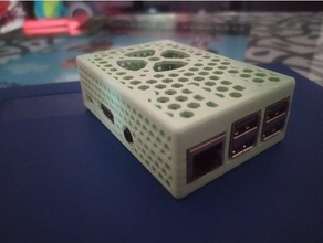 frambuesa pi 3 caso funda 30 40 mm ventilador 3d print model - Mito3D