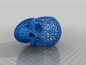 custom skull 3d print model - Mito3D