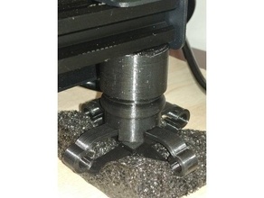 ajustável amortecimento pés 3d print model - Mito3D