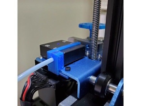 cr 10 v2 filamento guía rail pegado 3d print model - Mito3D